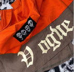 Y2K J-Fashion Orange Guitar Babydoll Top Fairy Grunge Skulls Henley Mini Dress
