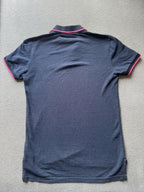 American Eagle Tipped Polo Shirt – Charcoal Heather