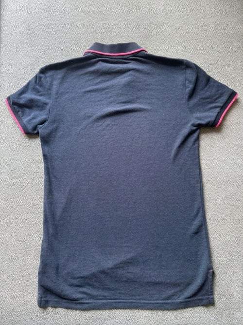 American Eagle Tipped Polo Shirt – Charcoal Heather