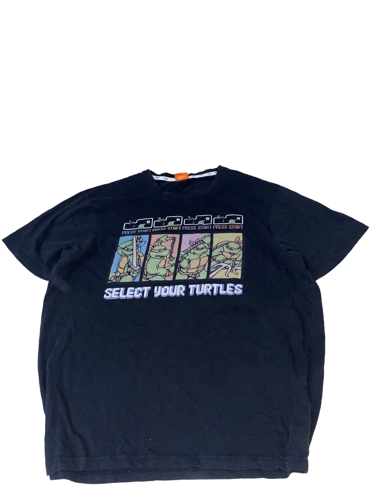 Teenage Mutant Ninja Turtles Arcade Select Screen Graphic T-Shirt – Black