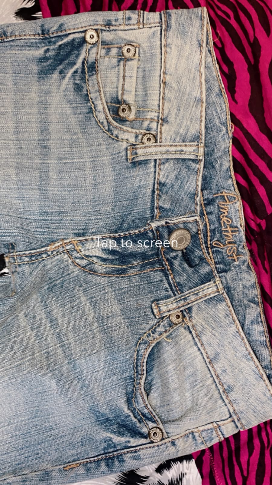 Amethyst Jeans Low-Rise Y2K Flare Denim Pants – Light Wash