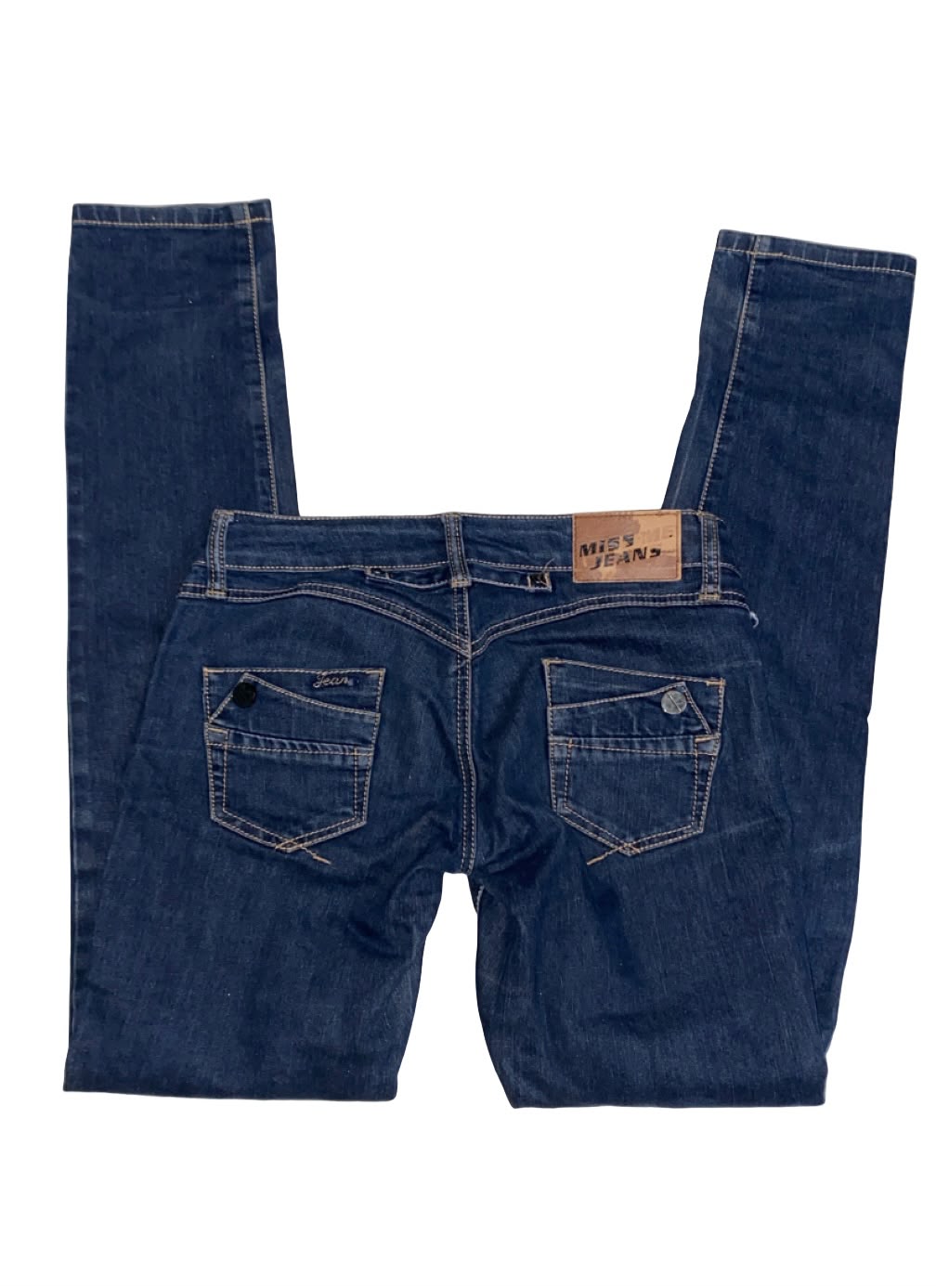 Miss Me Jeans Low-Rise Slim Denim Pants – Dark Wash