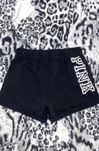 PINK Victoria's Secret Graphic Fleece Shorts – Black