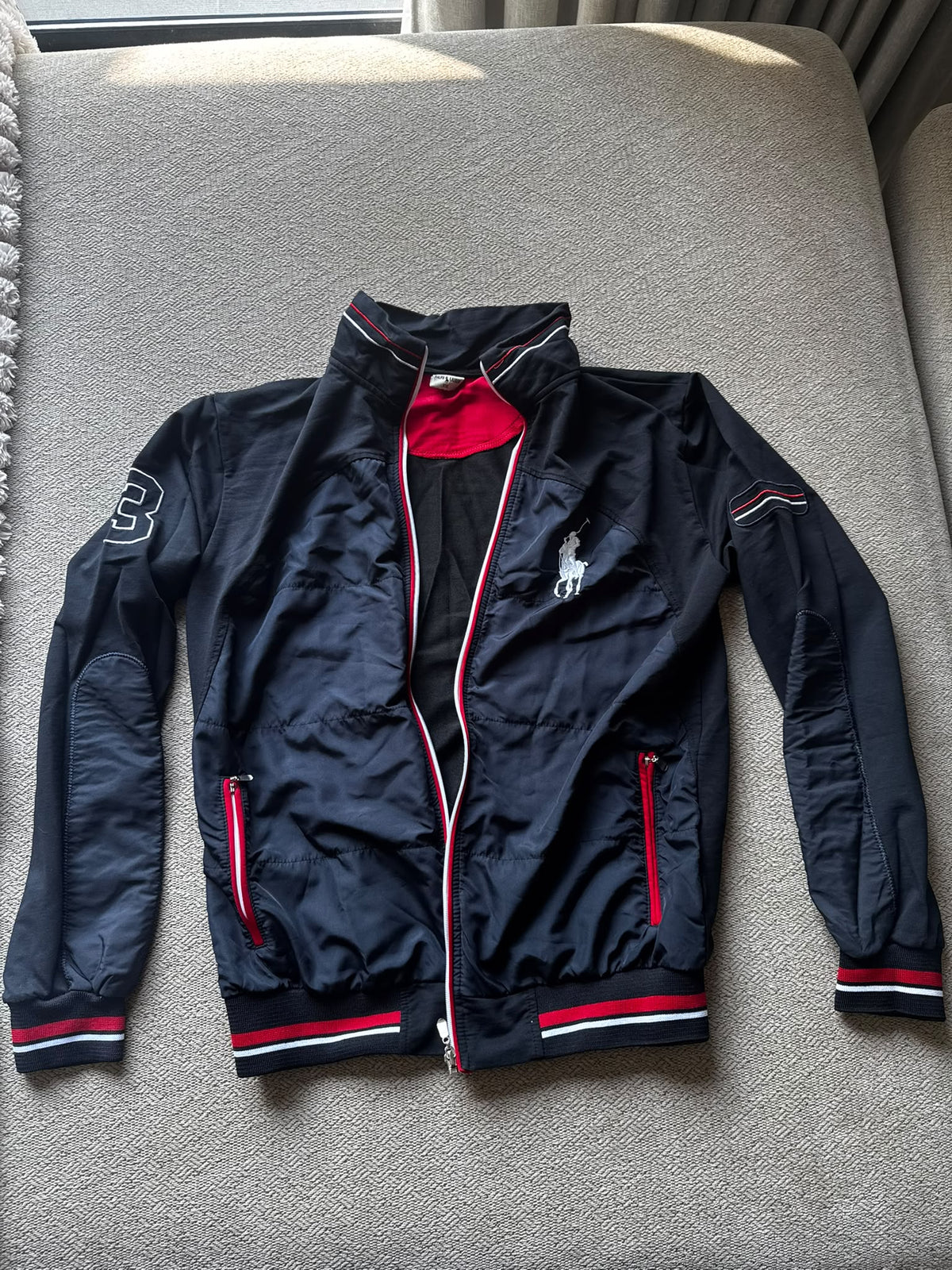 Polo Ralph Lauren Big Pony Track Jacket – Navy Blue