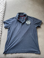 U.S. Polo Assn. Men's Graphic Short Sleeve Polo Shirt – Navy Blue